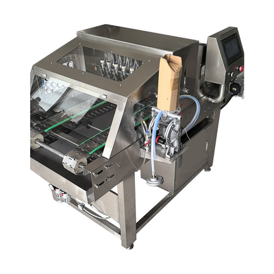The Multi-head Cake Filling Machine Can Be Used in Conjunction with the Oil Spraying Machine and the Granule Spreading Machine.