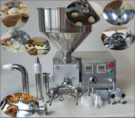 Button-type Adjustable Juice Cake Coating Bread Filling Filling Machine, Automatic Quantitative Filling Machine