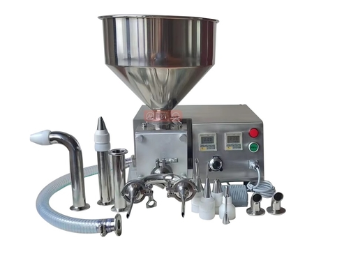 Button-type Adjustable Juice Cake Coating Bread Filling Filling Machine, Automatic Quantitative Filling Machine