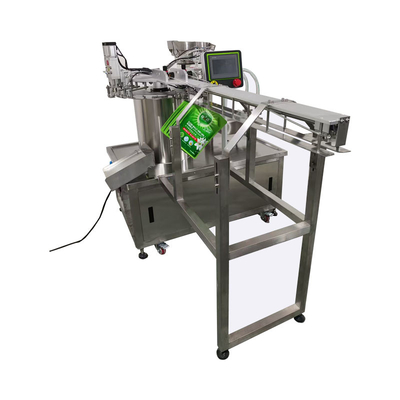 Double-head Suction Nozzle Bag Filling and Capping Machine Filling Hand Sanitizer, Body Wash and Other Bag Packaging