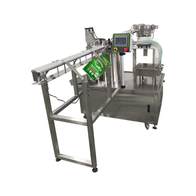 Double-head Suction Nozzle Bag Filling and Capping Machine Filling Hand Sanitizer, Body Wash and Other Bag Packaging