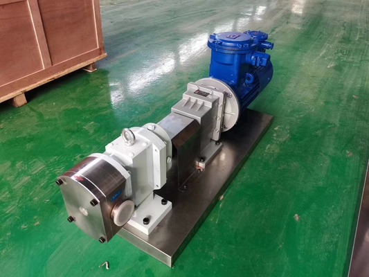 High Performance Sanitary Grade Stainless Steel Pump Syrup Honey CAM Rotor Pump