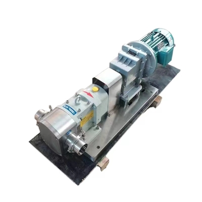 Stainless Steel Food-grade Fluid Transfer Honey Syrup Milk CAM Rotor Pump