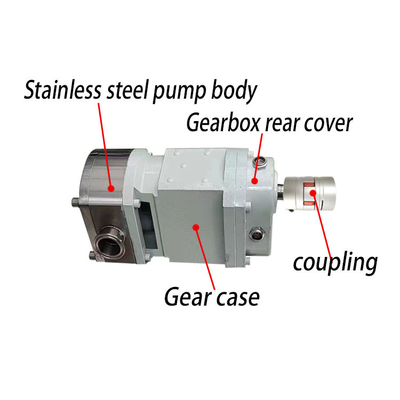 Sanitary Food Grade Stainless Steel Pump Delivers Ketchup Cake Batter With Honey Rotor Pump