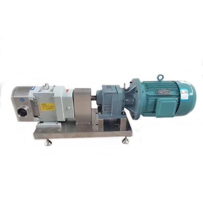 Sanitary Food Grade Rotor Filling Honey Syrup High Viscosity Fluid Transfer Pump