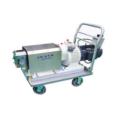 Rotor Pump Transfer Pump with Trolley Manual Speed Regulation Transfer Pump for Tomato Sauce, Vegetable Oil Transfer