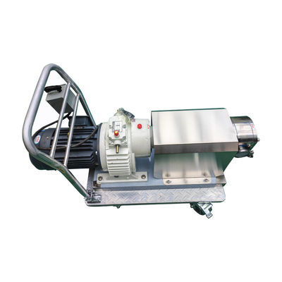 Rotor Pump Transfer Pump with Trolley Manual Speed Regulation Transfer Pump for Tomato Sauce, Vegetable Oil Transfer