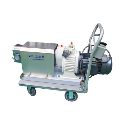 Rotor Pump Transfer Pump with Trolley Manual Speed Regulation Transfer Pump for Tomato Sauce, Vegetable Oil Transfer