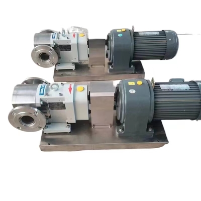 Factory Price Sanitary Rotor Rotary Lobe Pump Food Grade for Syrup Honey Chocolate Molasses Yogurt Food Transfer Lobe Pump