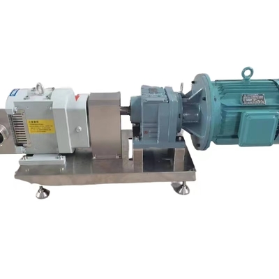 Factory Price Sanitary Rotor Rotary Lobe Pump Food Grade for Syrup Honey Chocolate Molasses Yogurt Food Transfer Lobe Pump