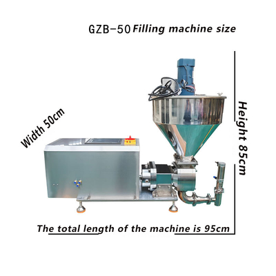 High Quality Small Portable Cosmetic Chemical Industries Food Manual Cream and Liquid Filling Machine