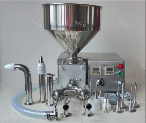 Button-type Adjustable Juice Cake Coating Bread Filling Filling Machine, Automatic Quantitative Filling Machine